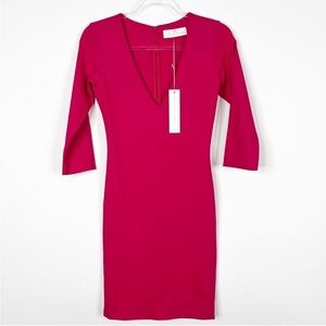 Amanda Uprichard Ponte Knit Sheath Dress Sz S